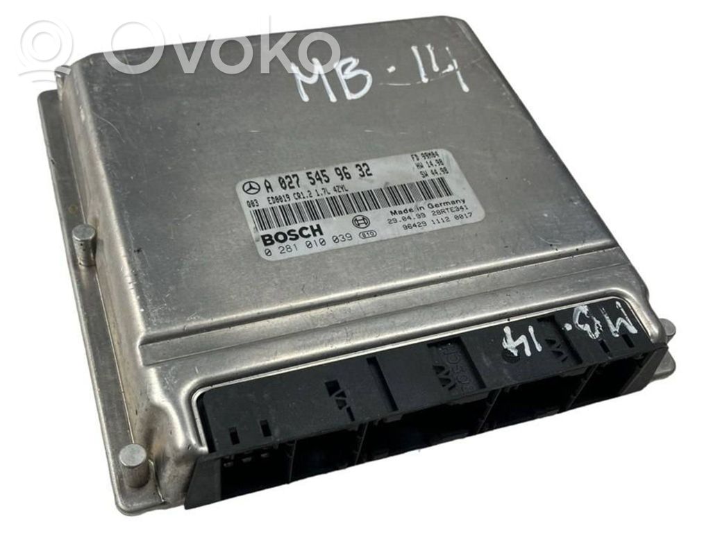 Mercedes-Benz A W168 Engine control unit/module 