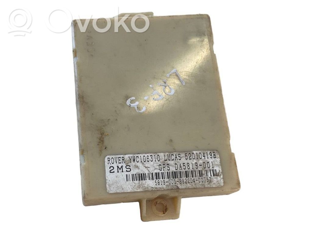 Land Rover Freelander Alarm control unit/module 