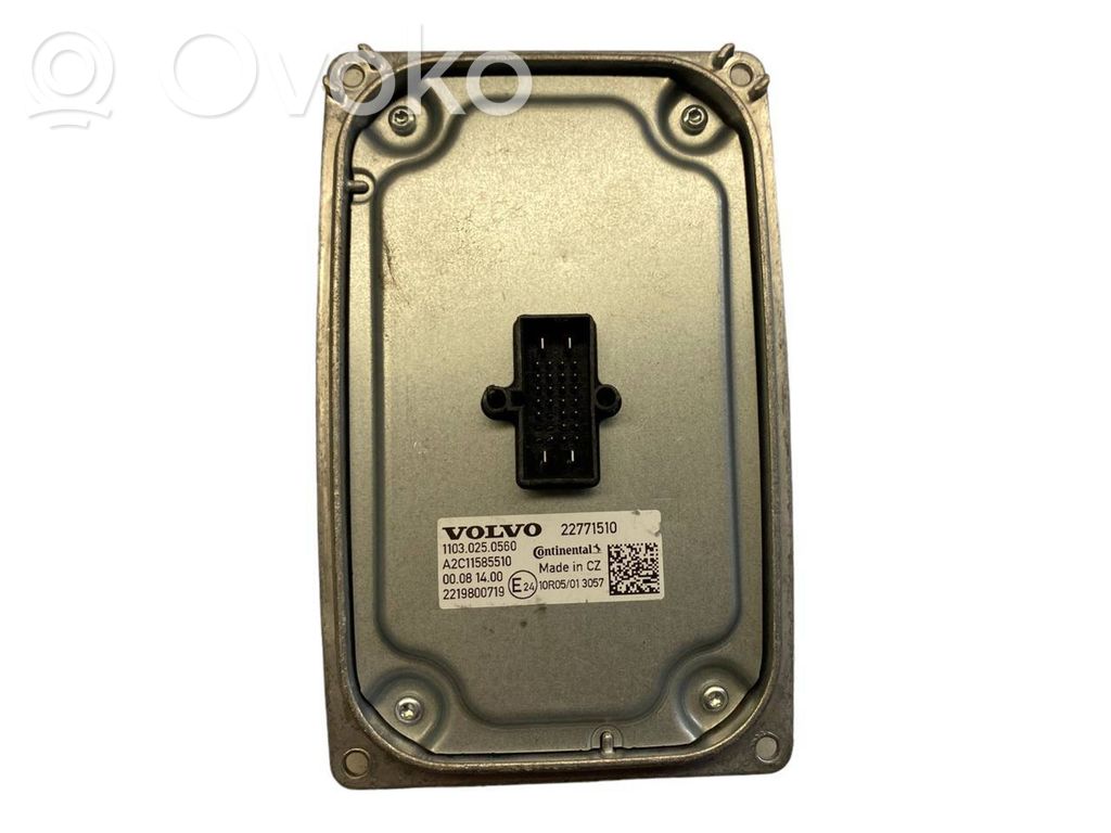 Volvo XC60 LED ballast control module 