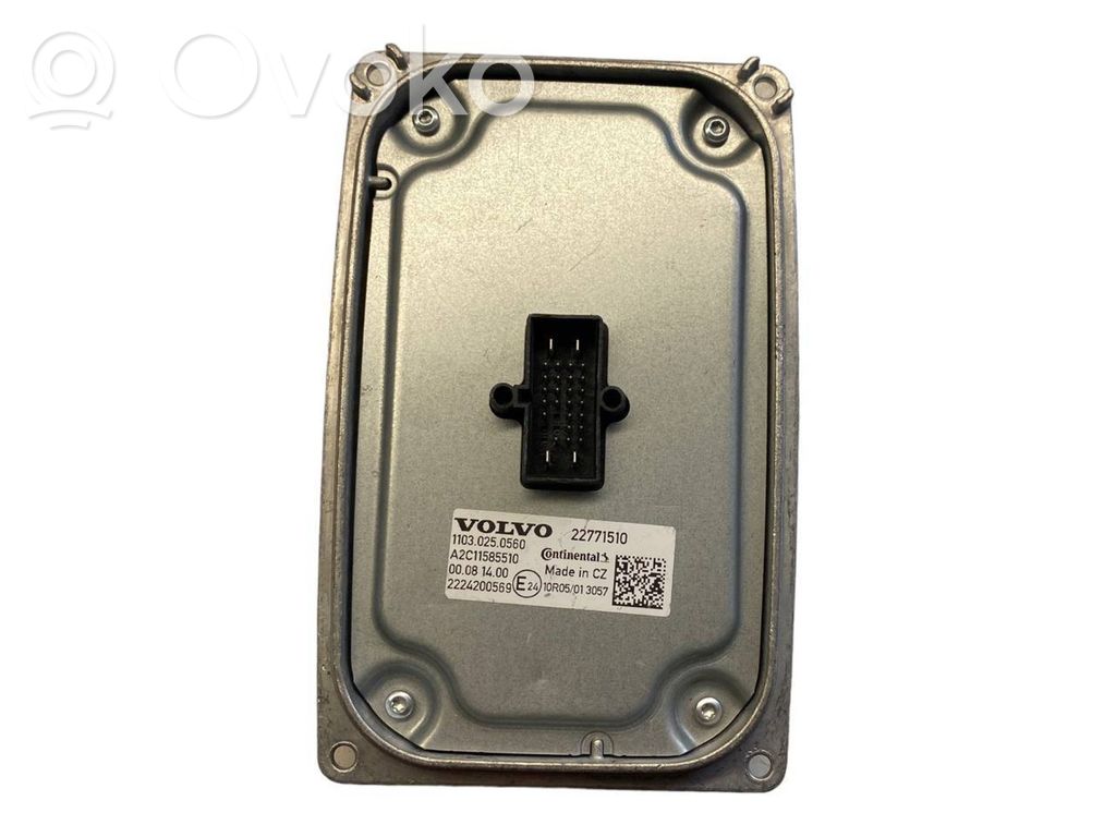 Volvo XC60 LED ballast control module 