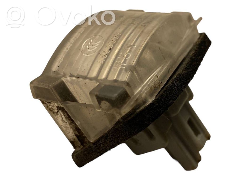 Mazda 5 Number plate light 