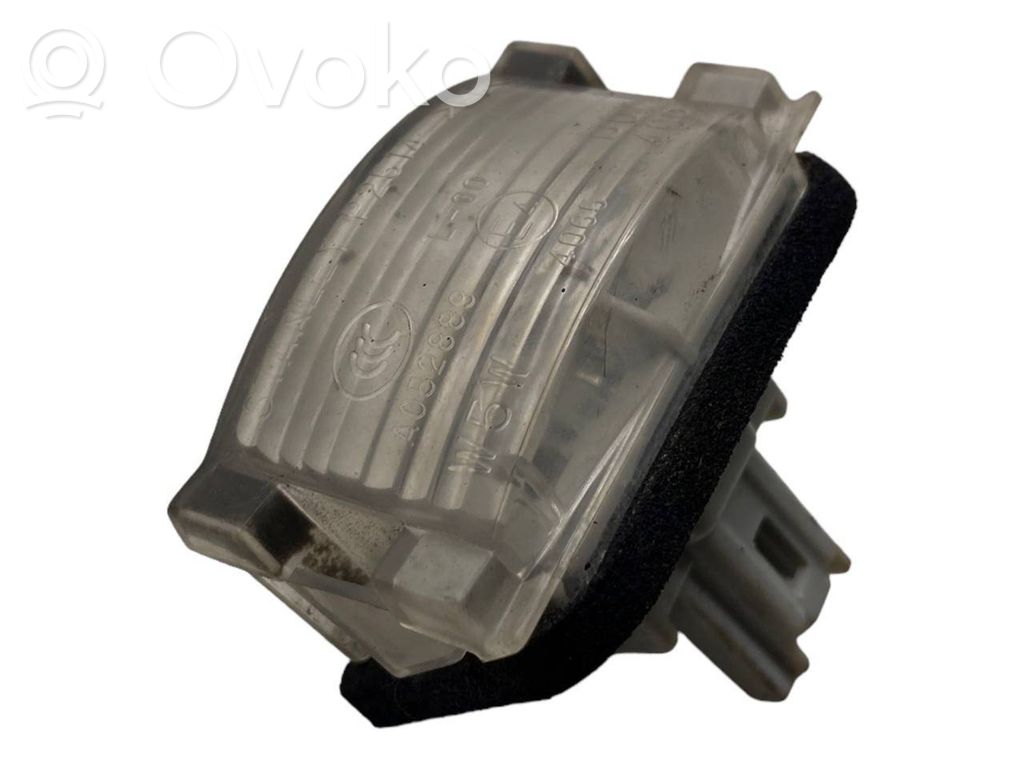 Mazda 5 Number plate light 