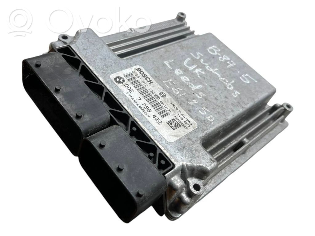 BMW 5 E60 E61 Variklio valdymo blokas 