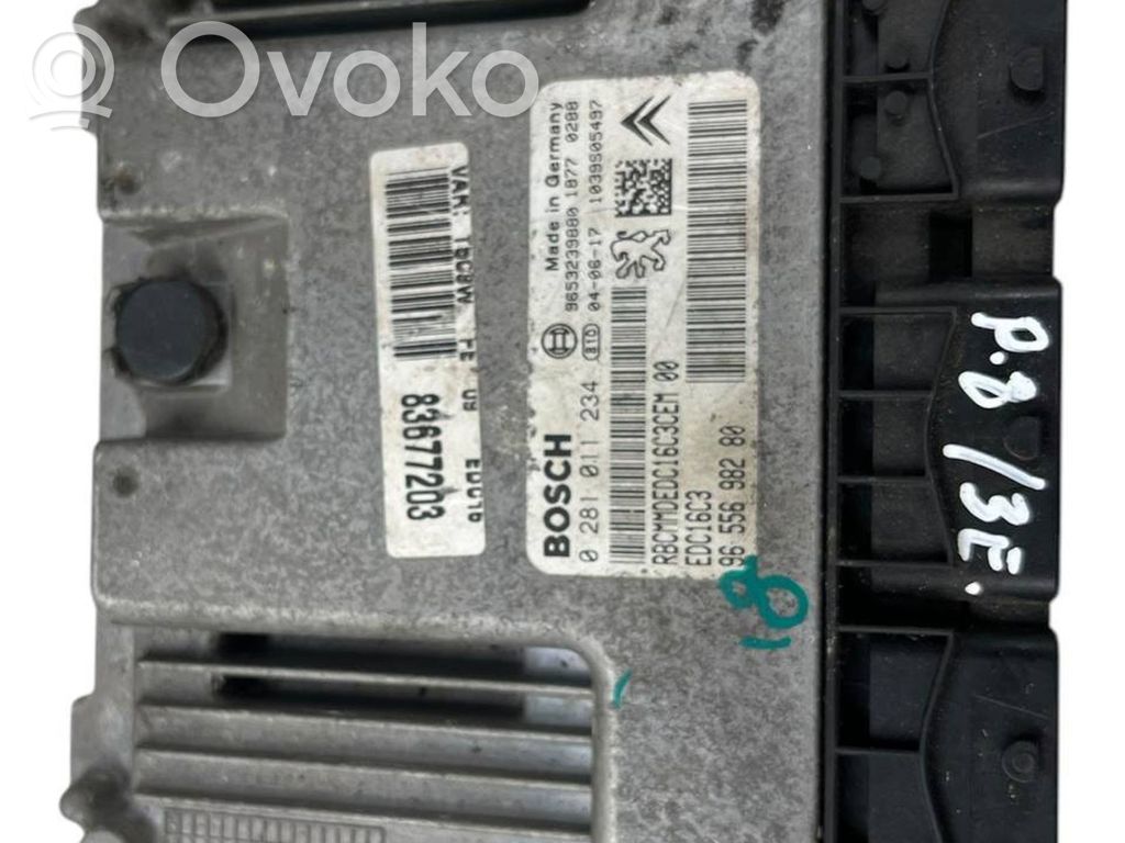Engine control unit/module   9655698280,9653239880,0281011234,S0ZL4988