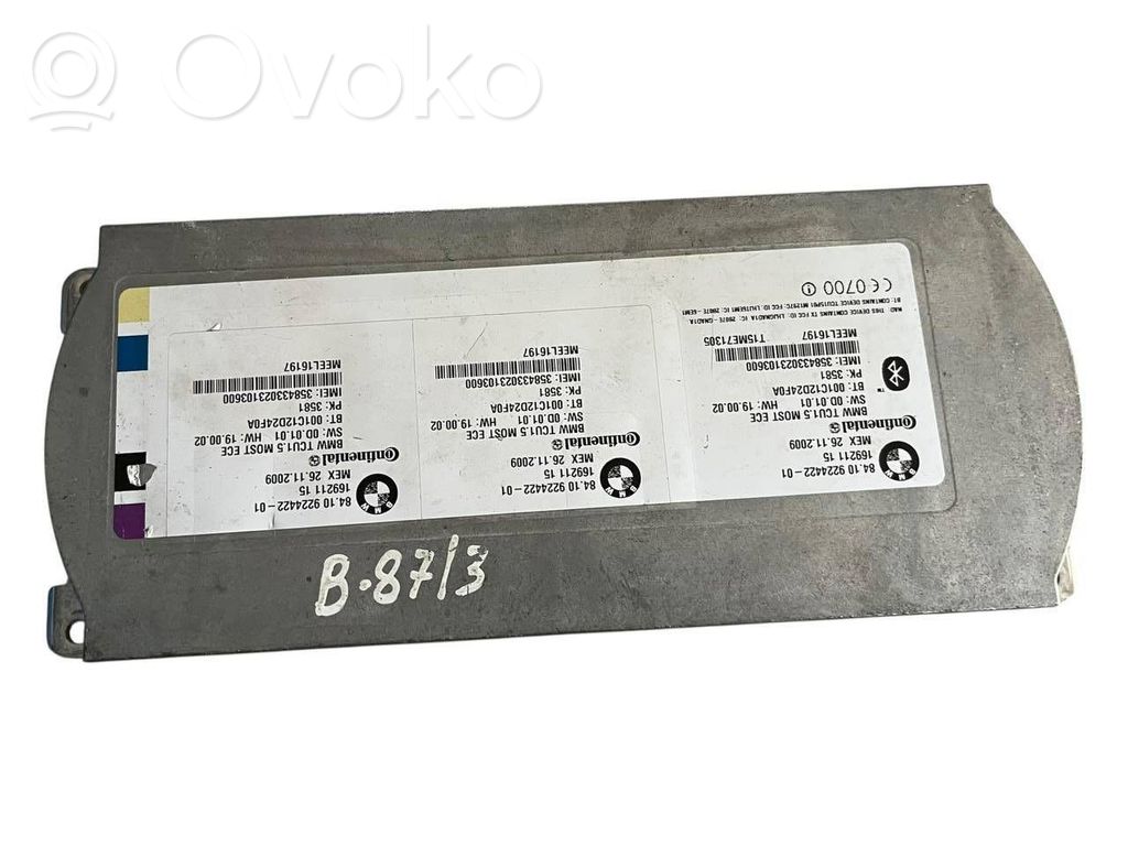 Bluetooth control unit module   9224422,16921115,001C12D24F0A