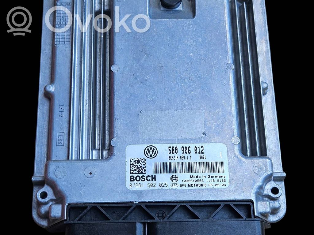 Engine control unit/module ECU   5B0906012,0261S02025