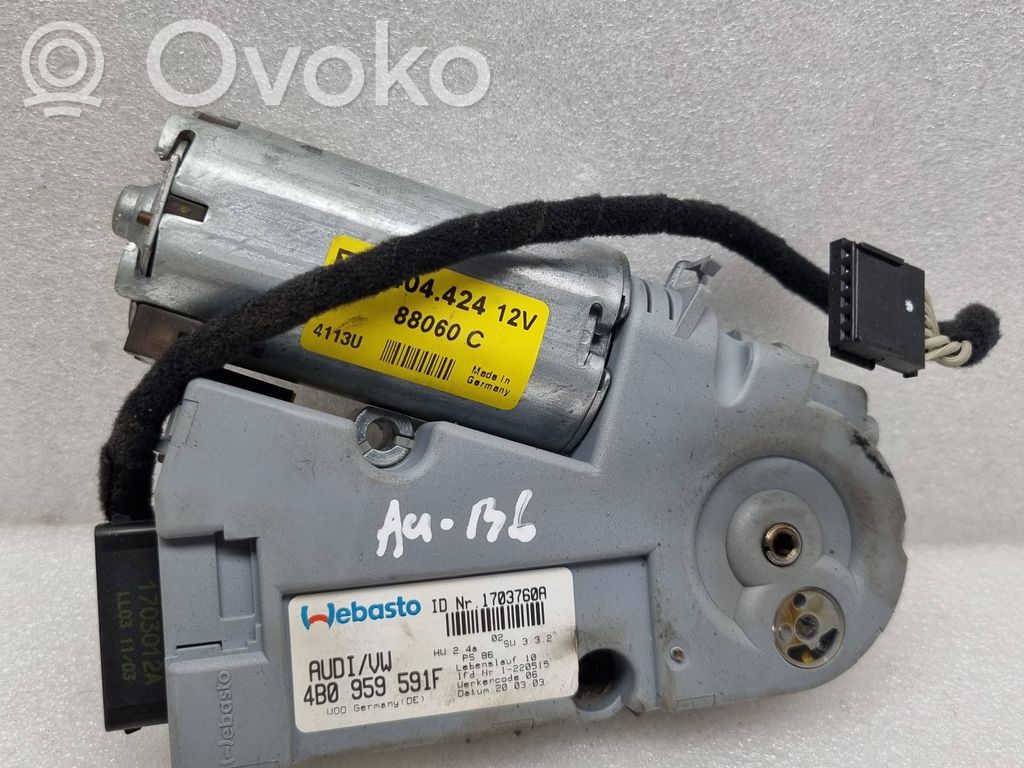 Audi A4 S4 B6 8E 8H Moottori/käyttölaite 