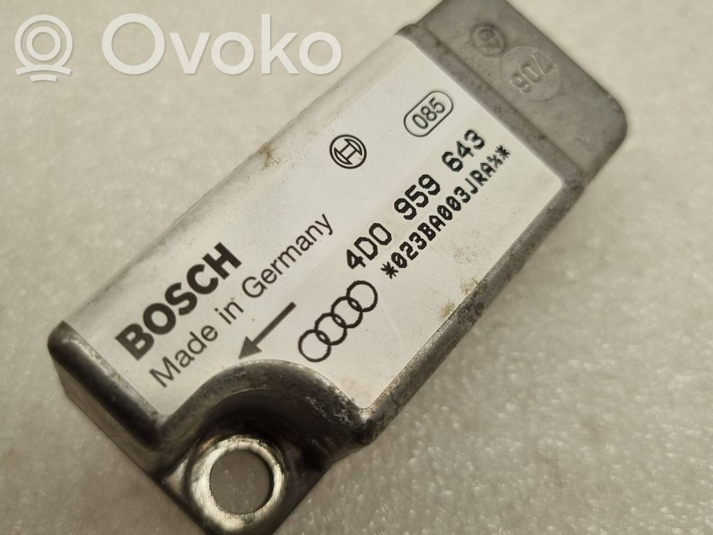 Audi A8 S8 D2 4D Airbag deployment crash/impact sensor 