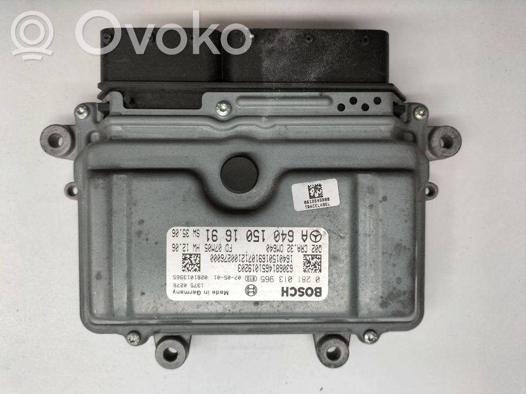Mercedes-Benz A W169 Engine control unit/module 