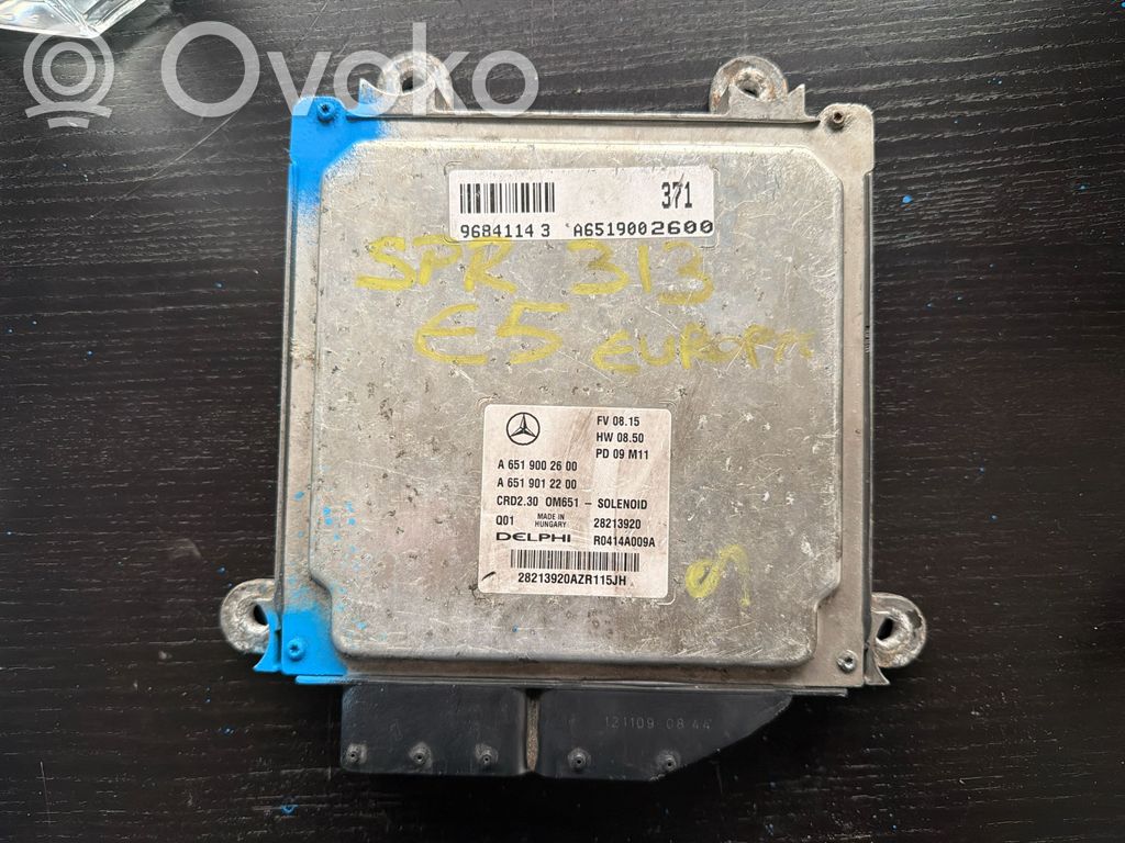 Mercedes-Benz Sprinter W906 Engine control unit/module 
