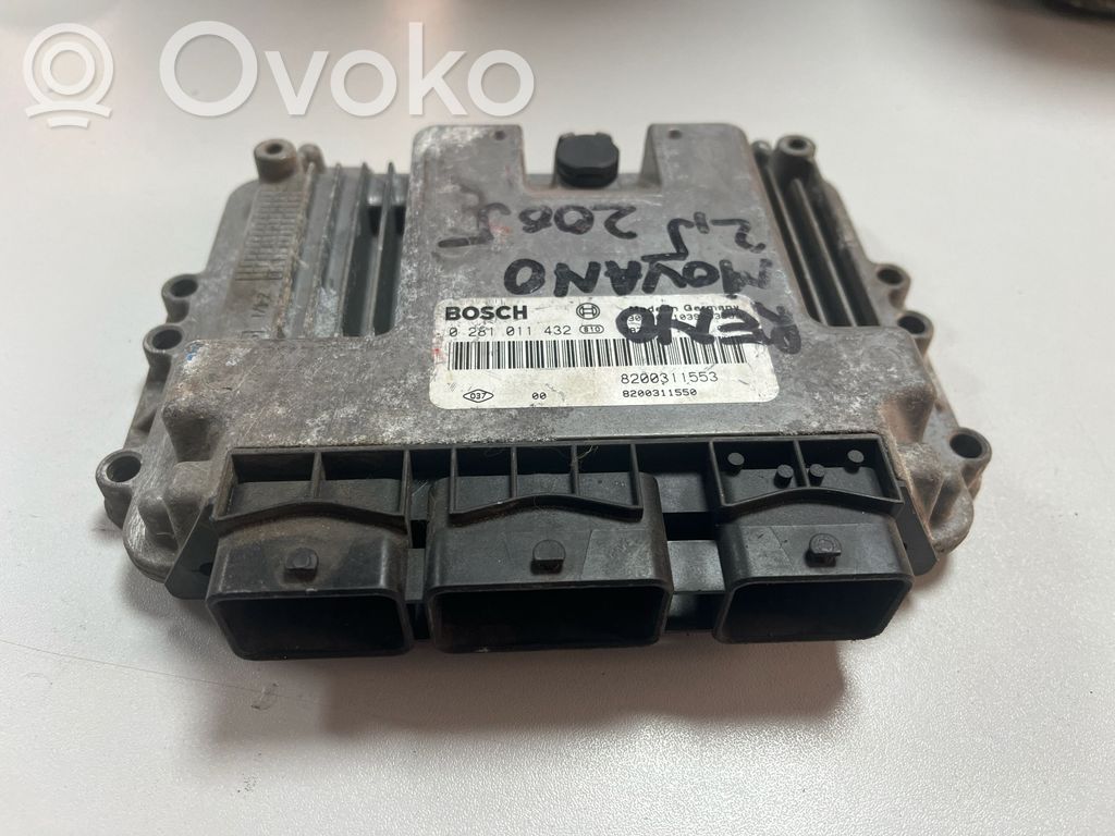 Engine control unit/module   8200311550,0281011432,8200311553