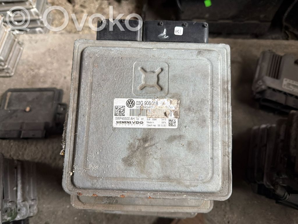Engine control unit/module   03G906018,5WP45500AH