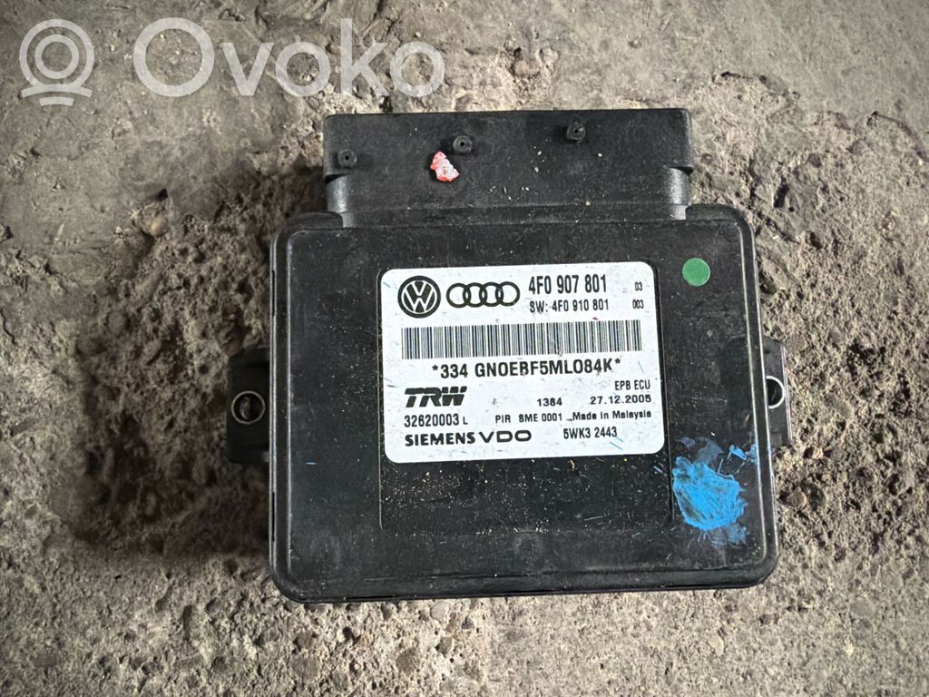 Audi A6 S6 C6 4F Module de commande de frein à main 