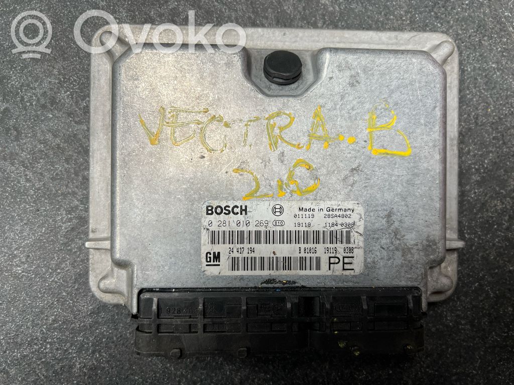 Engine control unit/module   28SA4802,24417194,0281010264,0281010269