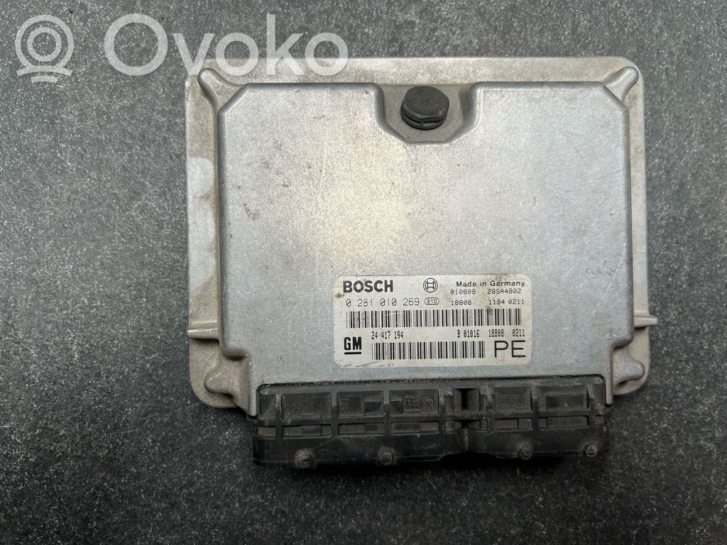 Engine control unit/module   24417194,28SA4802,0281010269