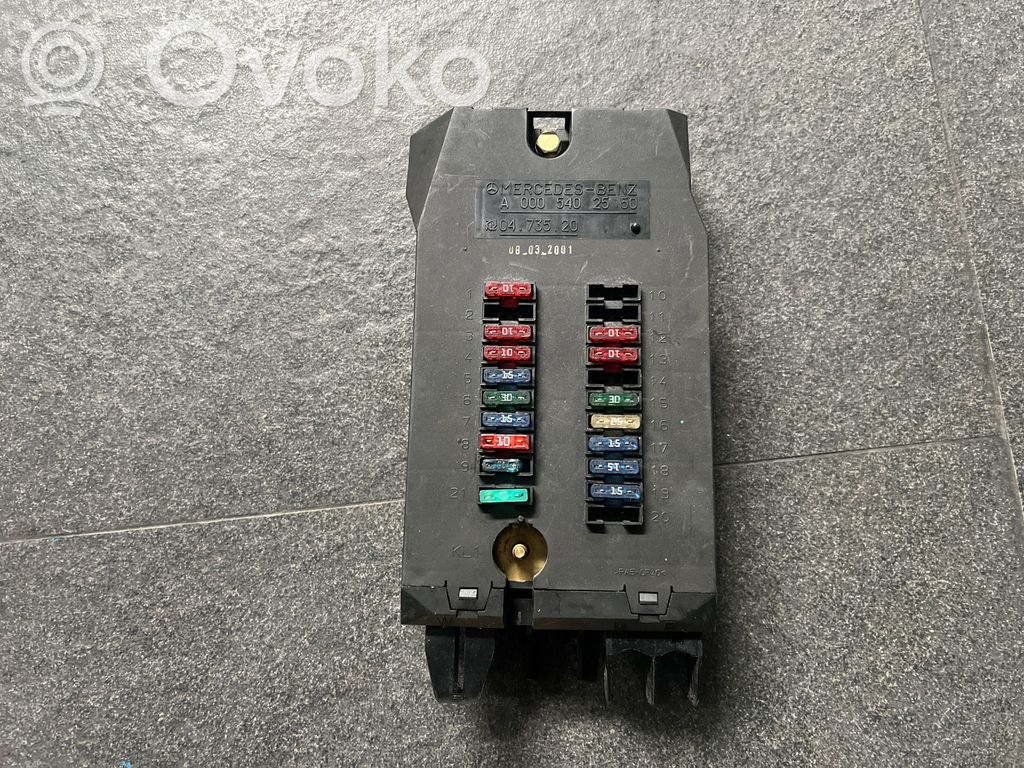 Mercedes-Benz Sprinter W901 W902 W903 W904 Modul siguranțe 