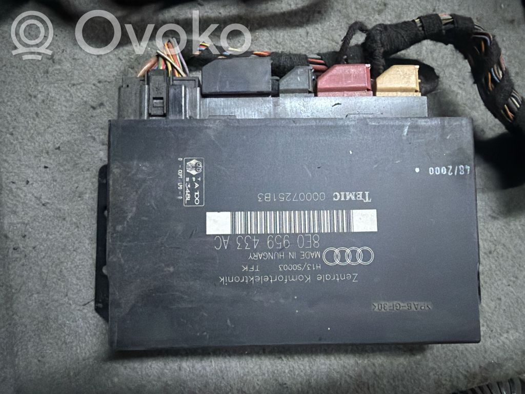 Audi A4 S4 B7 8E 8H Comfort/convenience module 