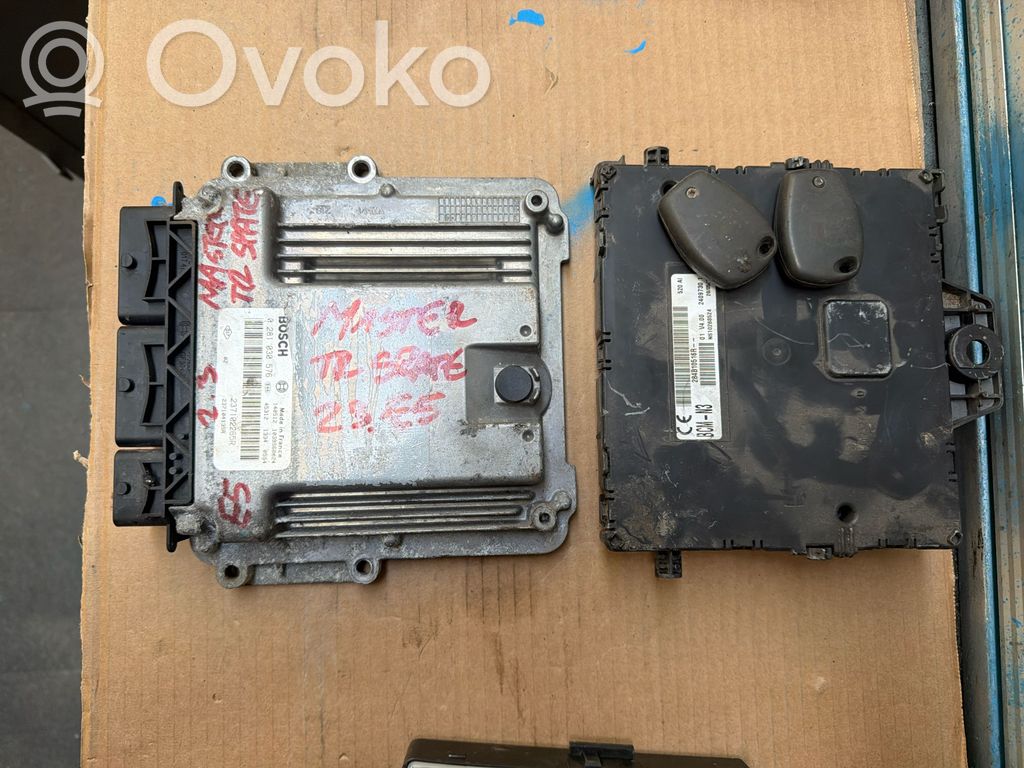 Renault Master III Engine ECU kit and lock set 
