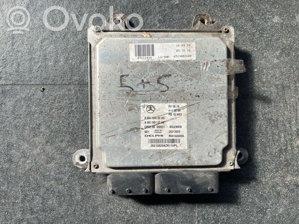 Mercedes-Benz Sprinter W906 Engine control unit/module 