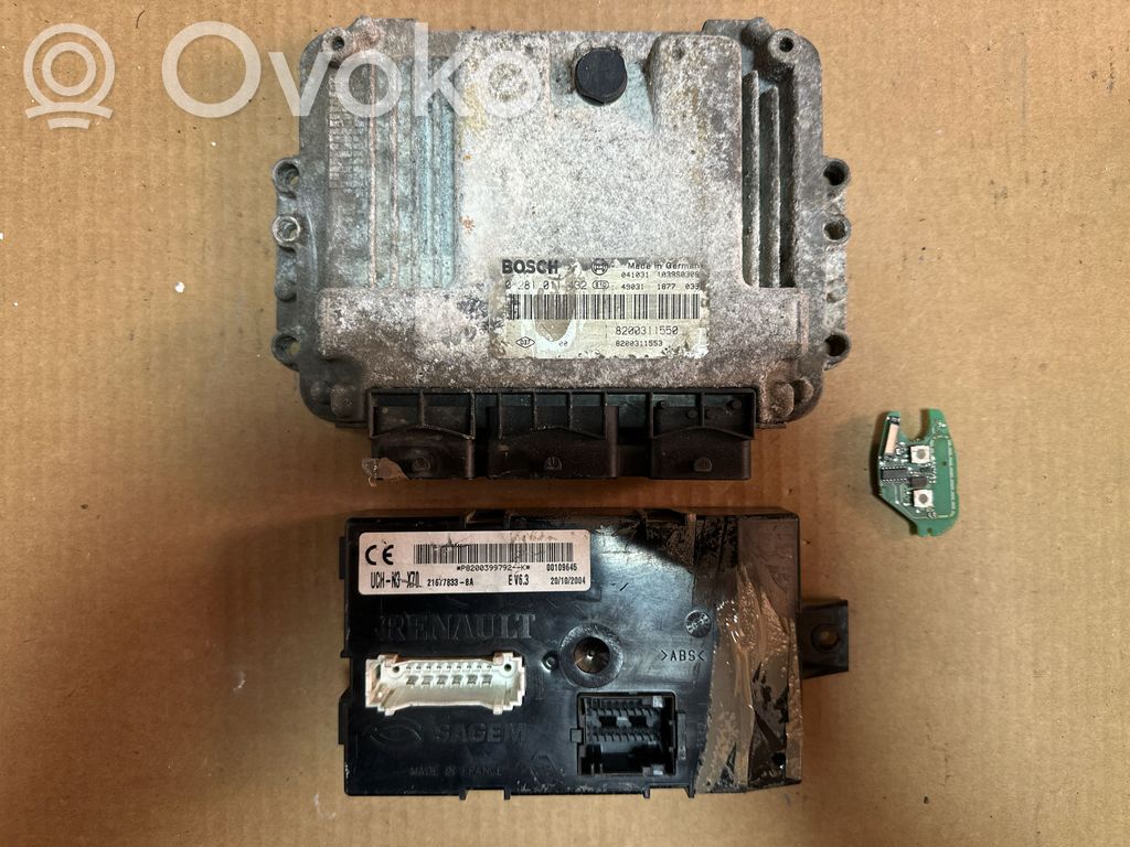 Renault Master II Kit cu ECU motor și set închidere uși 