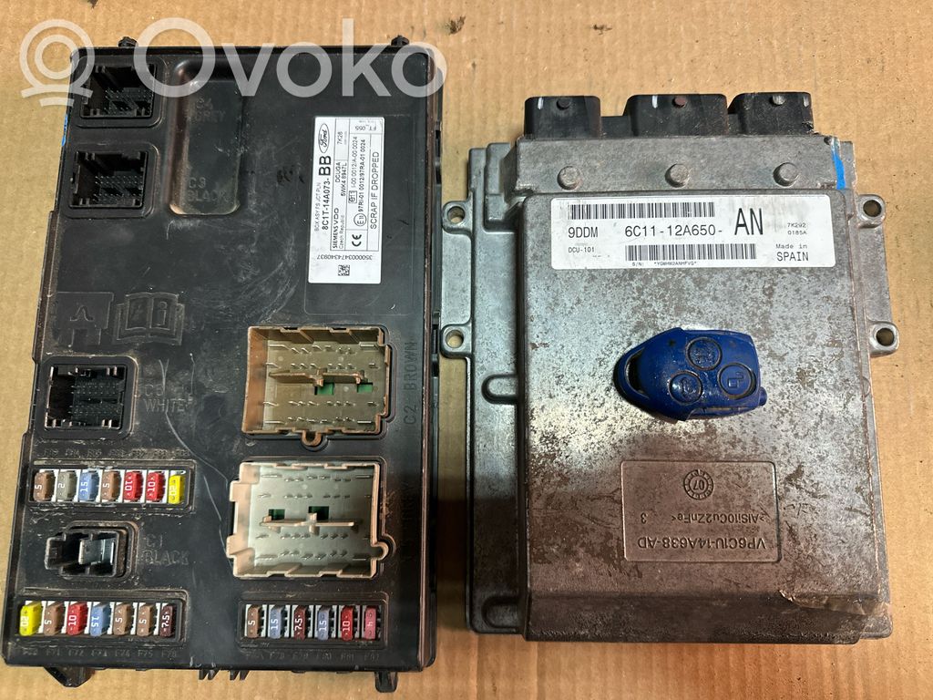 Engine ECU kit and lock set   6C1112A650