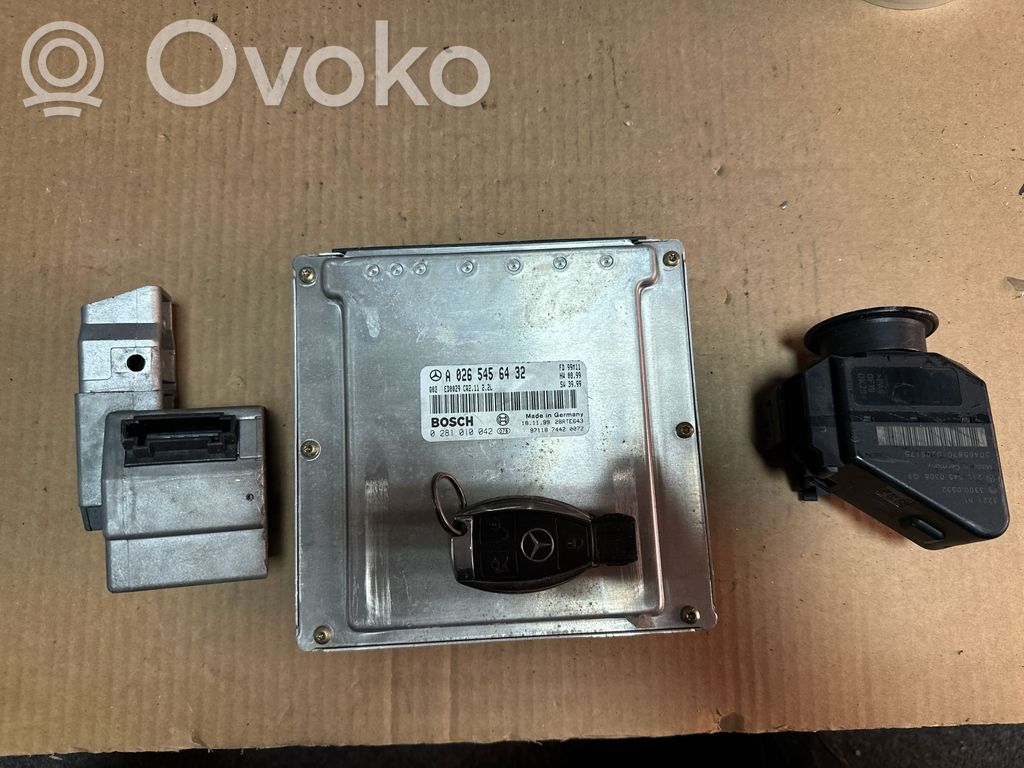 Mercedes-Benz E W210 Engine ECU kit and lock set 