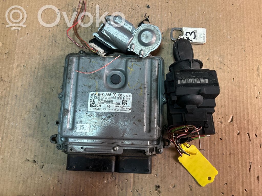 Mercedes-Benz Sprinter W906 Engine ECU kit and lock set 
