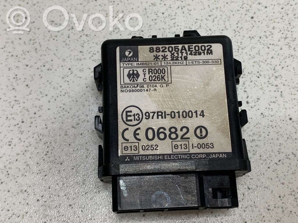 Immobilizer control unit/module   88205AE002,X1T14291M,E1397RI010014