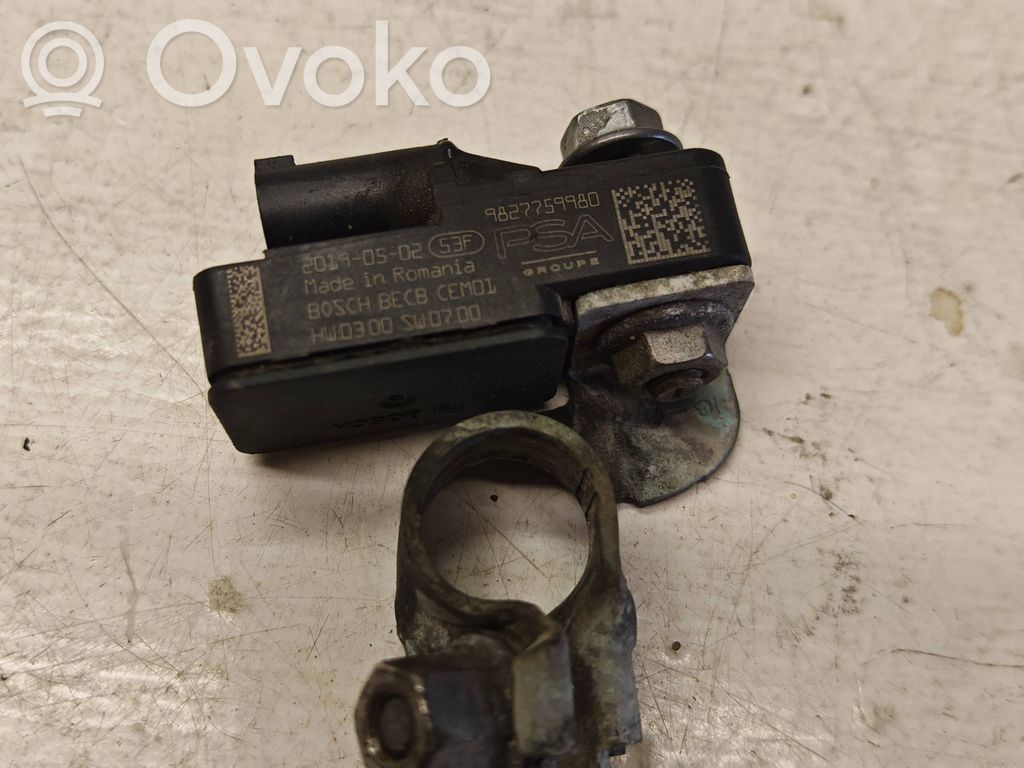 Peugeot 3008 II Negative earth cable (battery) 