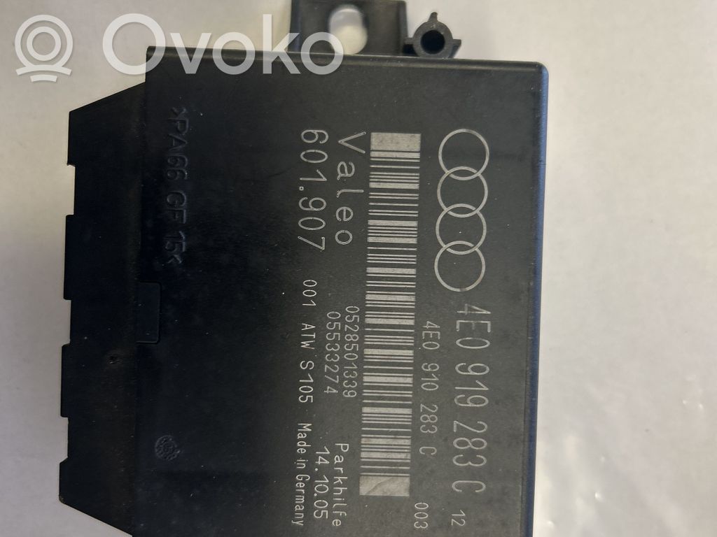 Audi A8 S8 D3 4E Unitate/modul de comandă parcare PDC 