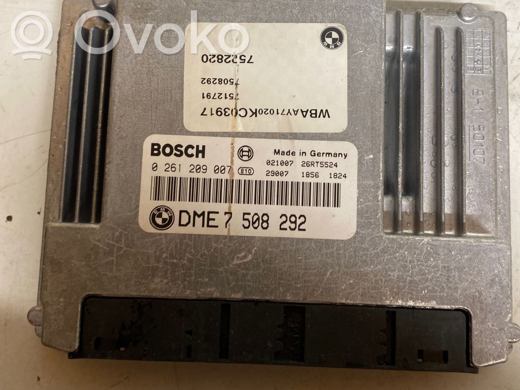 Engine control unit/module   7508292,26RT5524,0261209007