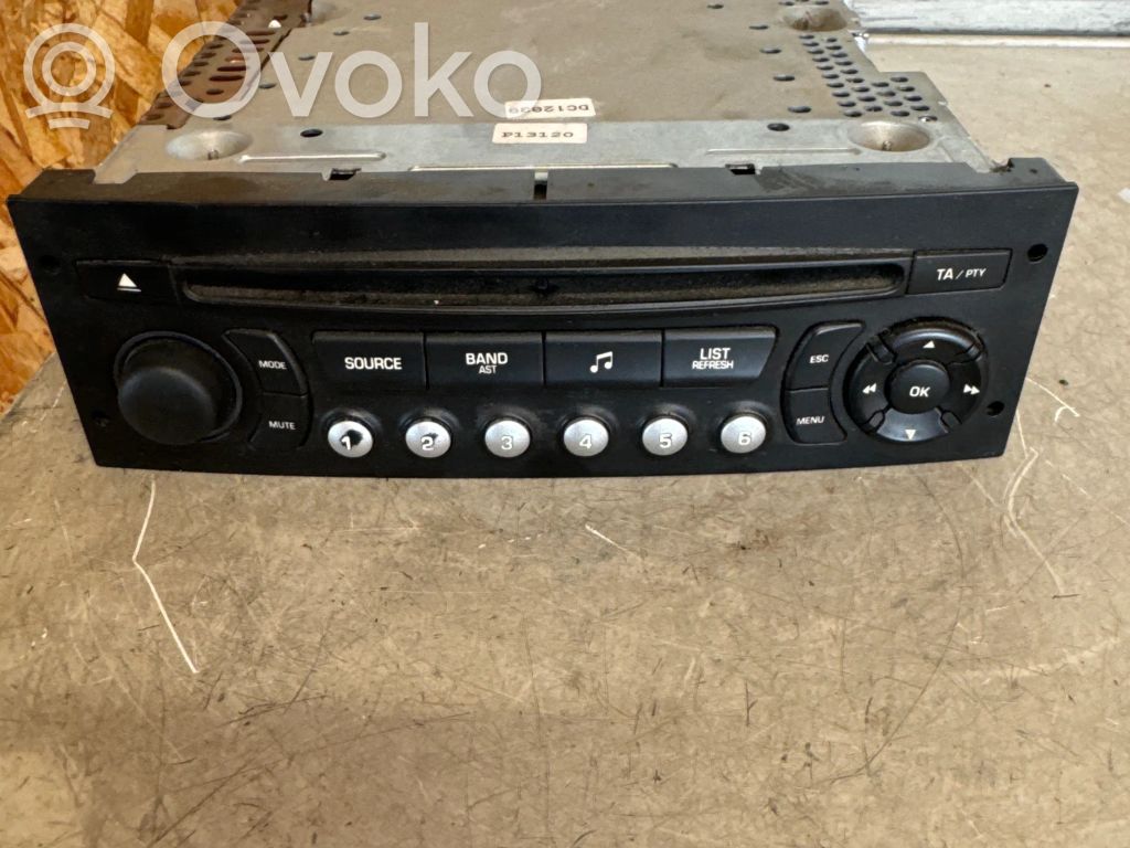 Peugeot 807 Unitate principală radio/CD/DVD/GPS 