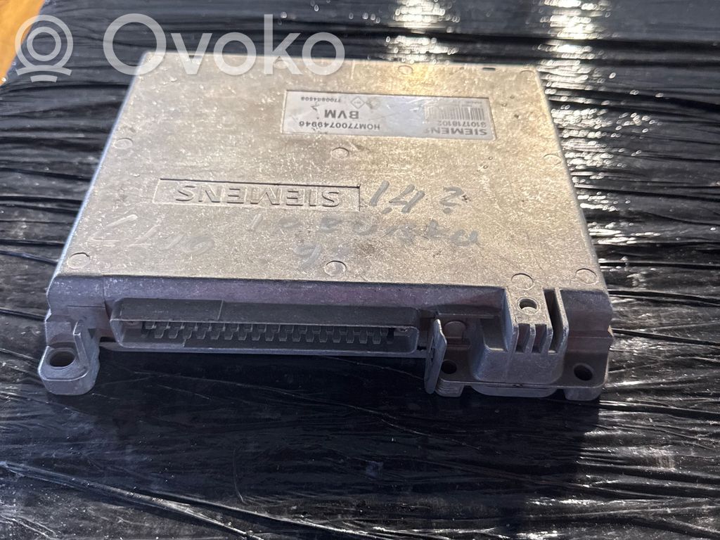 Renault Clio I Engine control unit/module 