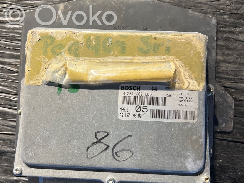 Engine control unit/module   0261200666,9619719680