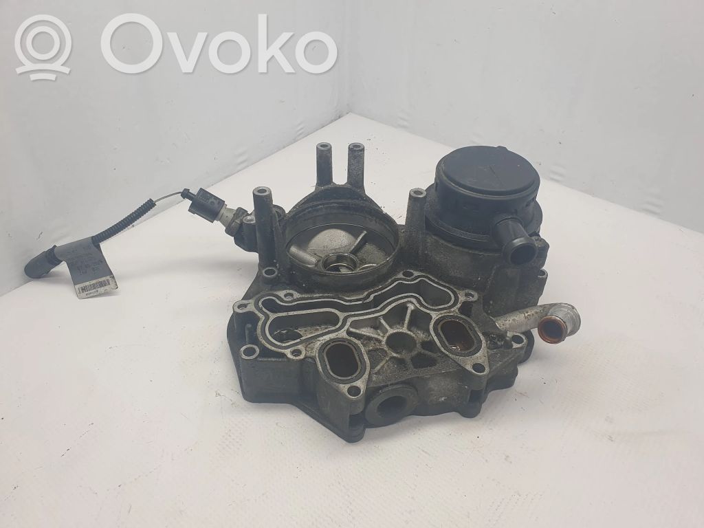 Audi A6 S6 C6 4F Oil filter mounting bracket 