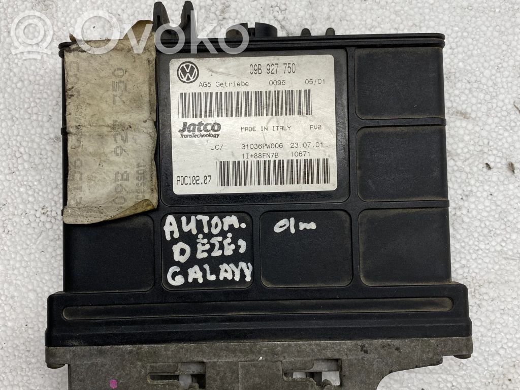 Engine control unit/module   09B927750