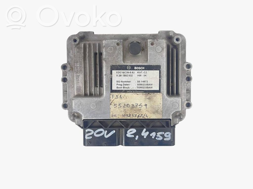 Engine control unit/module   55204647,55203759,0281B02532