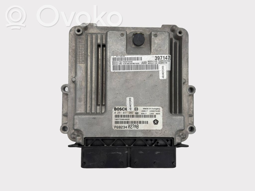 Jeep Cherokee KL Engine control unit/module 