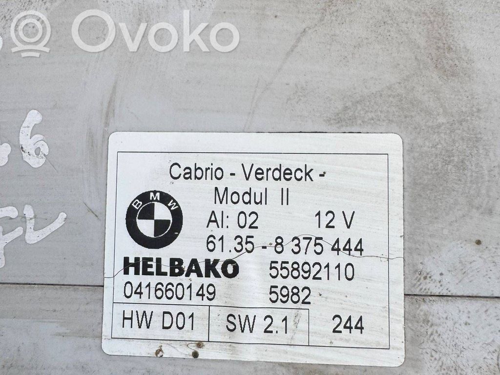 Sunroof control unit/module   8375444,55892110,041660149
