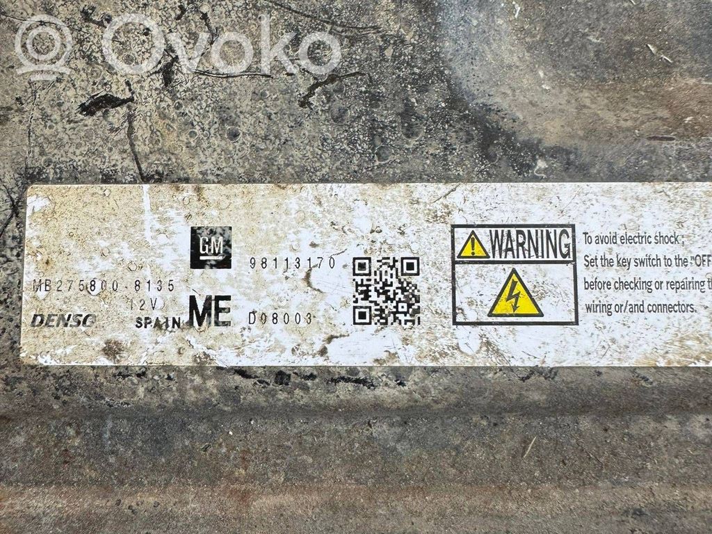Engine control unit/module ECU   98113170,1112220147