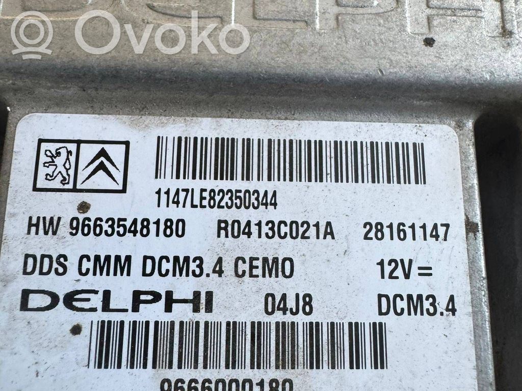 Engine control unit/module   9666000180,9663548180,28161147,R0413C021A