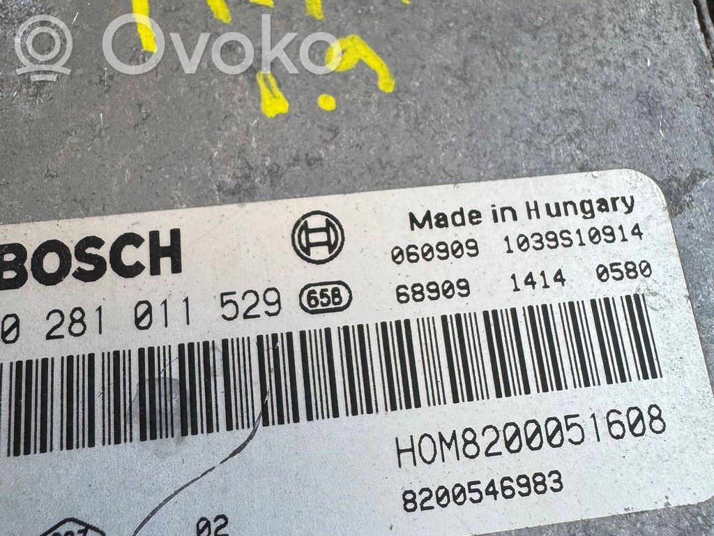 Engine control unit/module   8200546983,1039S10914,0281011529