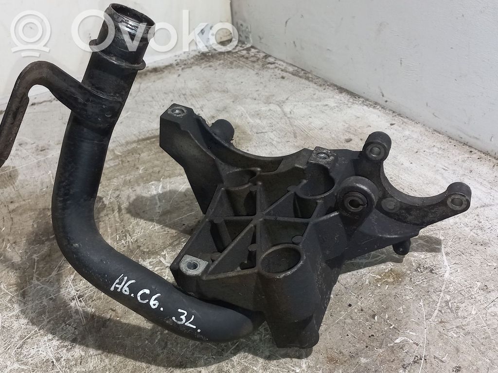 Audi A6 S6 C6 4F Power steering pump mounting bracket 