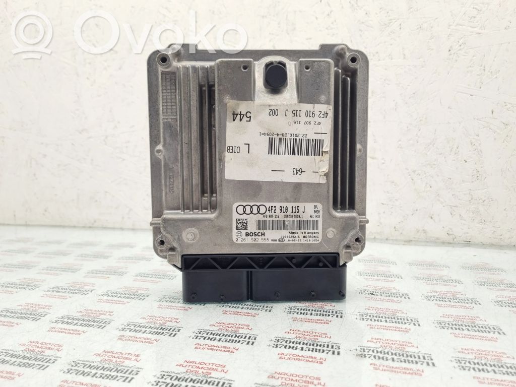 Engine control unit/module   4F2910115J,4F2907115