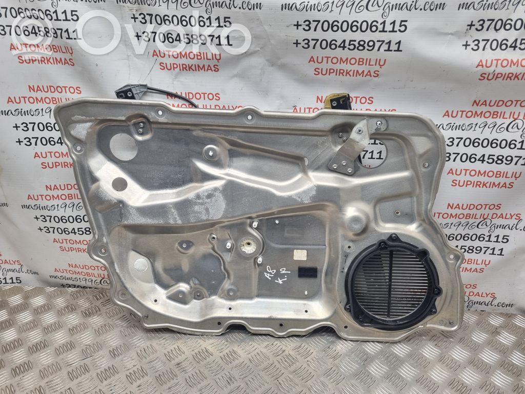Audi A8 S8 D3 4E Mécanisme de lève-vitre avant sans moteur 