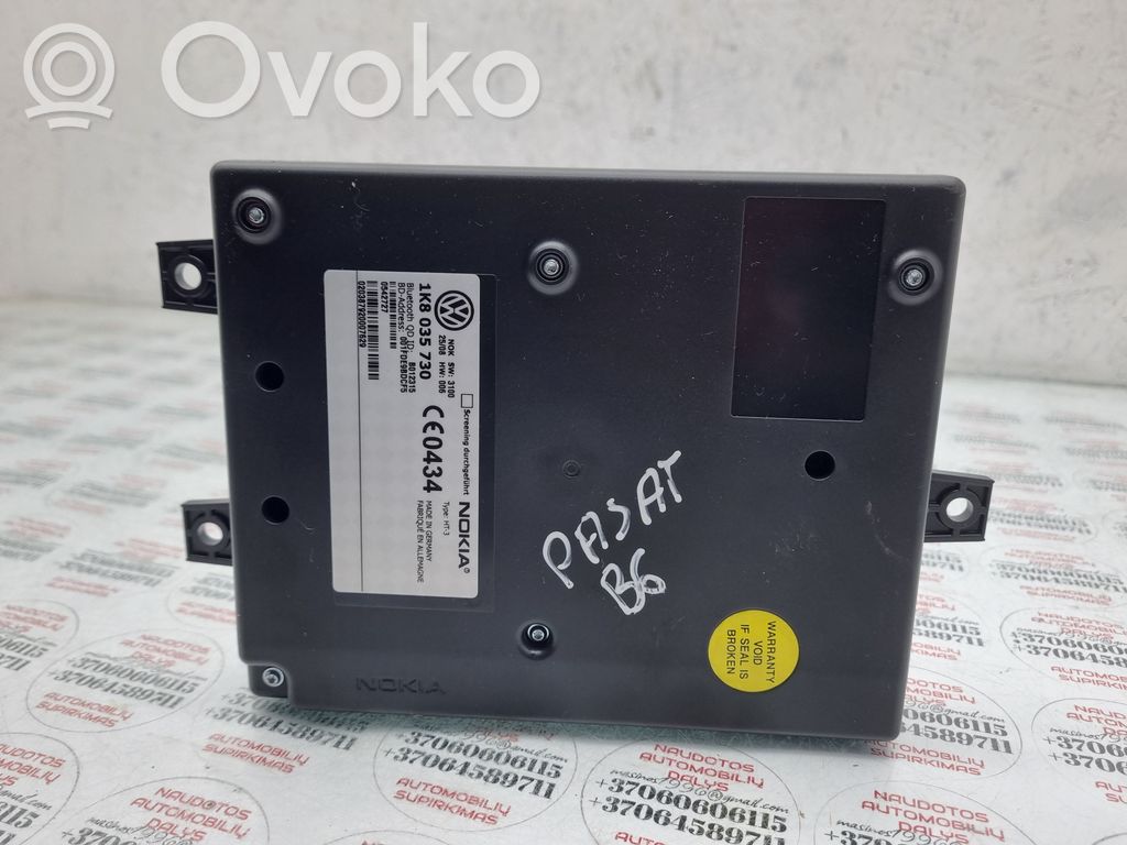 Volkswagen PASSAT B6 Bluetooth control unit module 