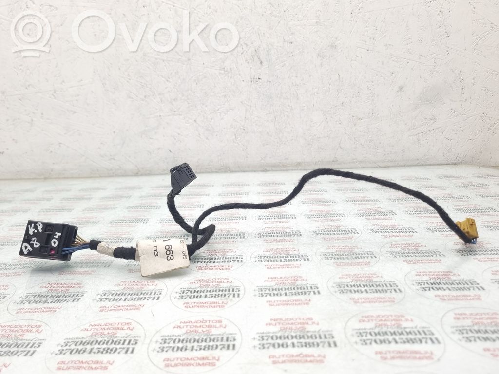 Audi A8 S8 D3 4E Priekšējo durvju vadu instalācija 