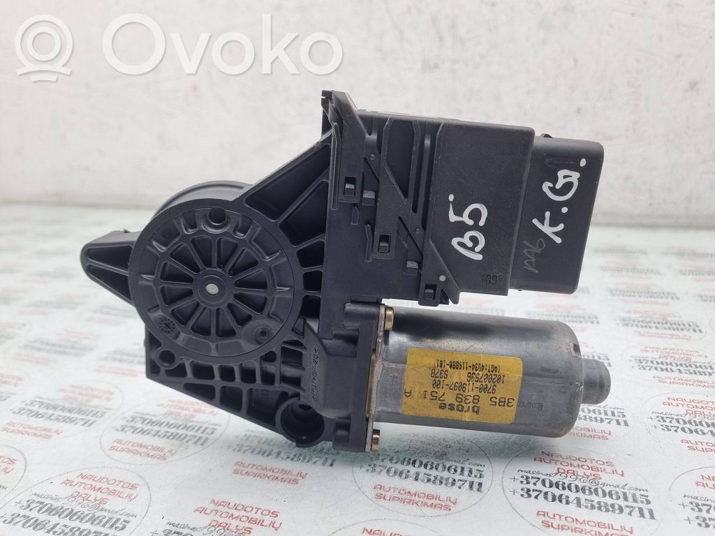 Volkswagen PASSAT B5 Takaoven ikkunan nostomoottori 