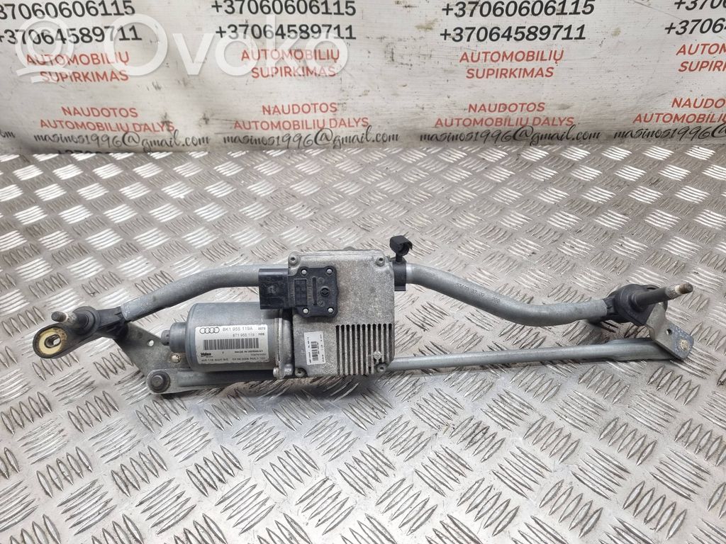 Audi A4 S4 B8 8K Motor și paralelogram ștergător parbriz 