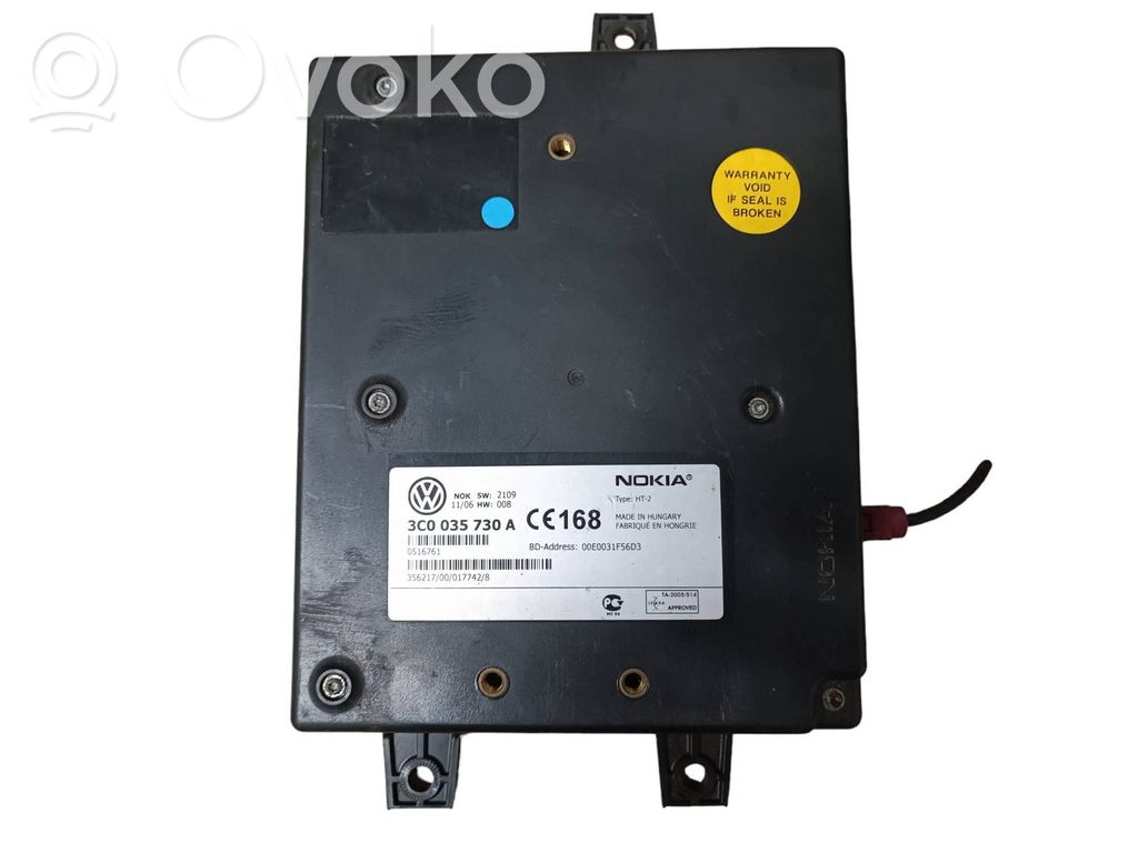 Volkswagen PASSAT B6 Bluetooth control unit module 